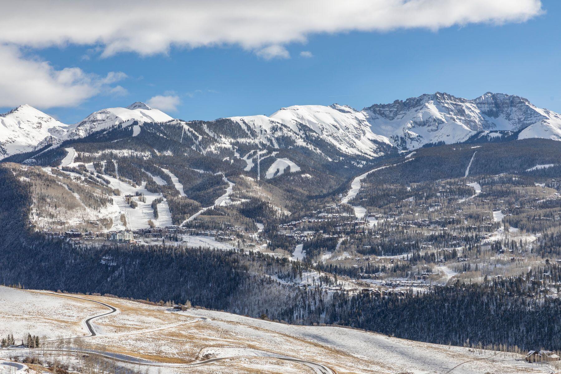 Tbd Basque Boulevard Telluride, CO 81435 - Photo 9 of 25 a view of a wooden house with a snow in the background