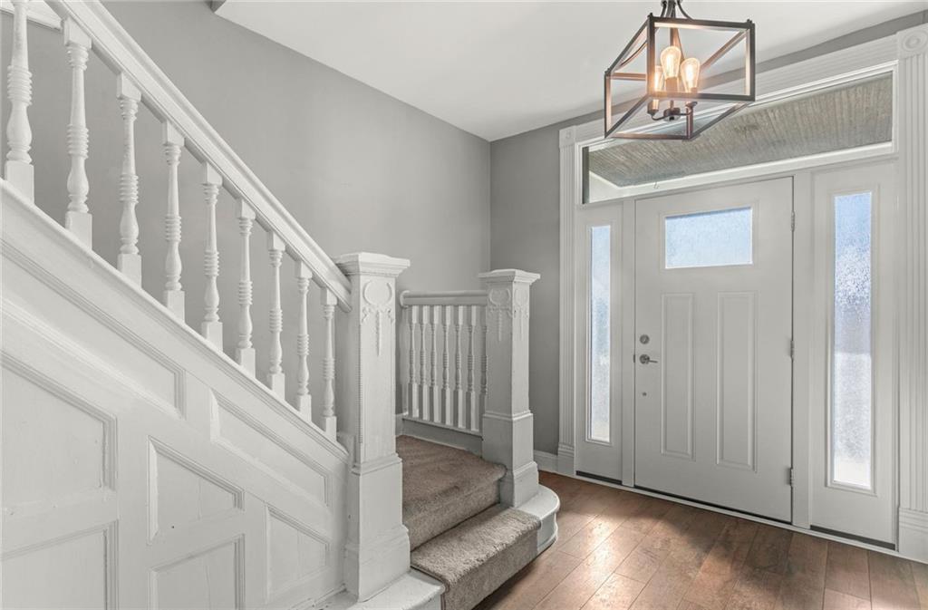 751 Florence Avenue Pittsburgh, PA 15202 - Photo 2 of 45 a view of staircase with railing and white walls