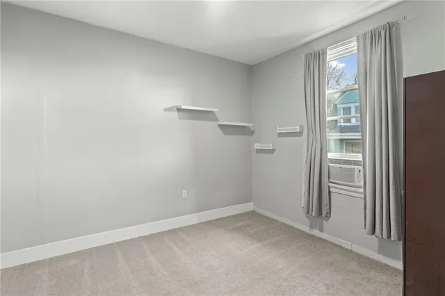 a room with a washer and dryer