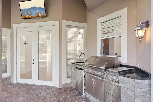 a view of a swimming pool