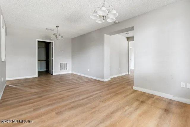 wooden floor in an empty room