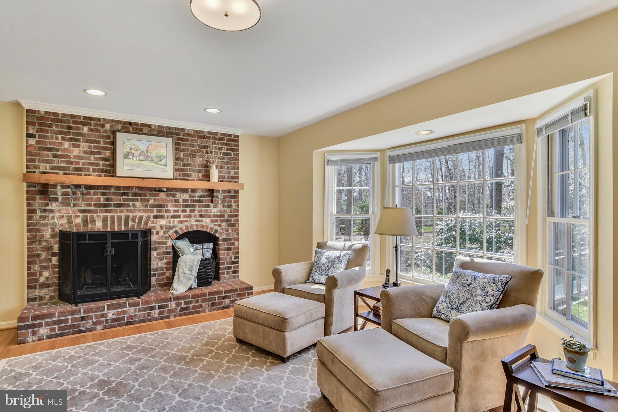 1506 Elk Point Drive Reston, VA 20194 - Photo 12 of 30 Wood-burning fireplace
