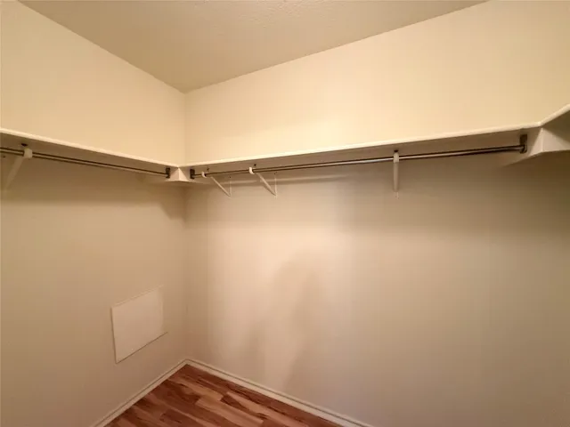 a close up view of racks on the wall