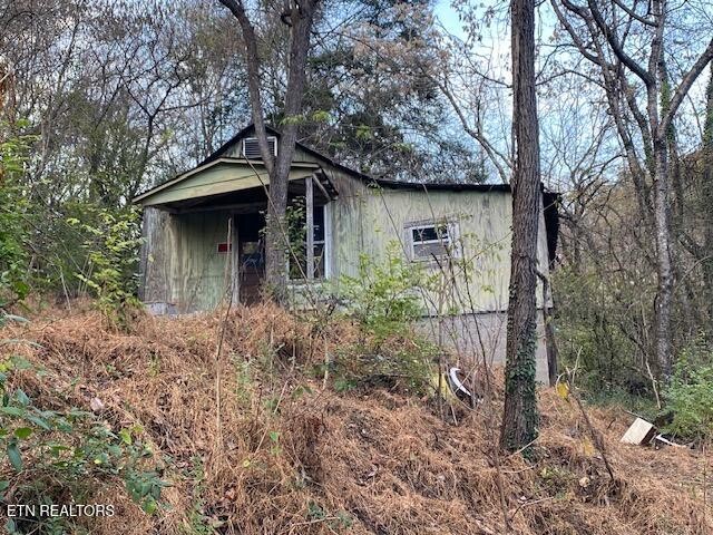 3305 Harris Road Knoxville, TN 37924 - Photo 6 of 6 a backyard of a house with lots of plants and trees