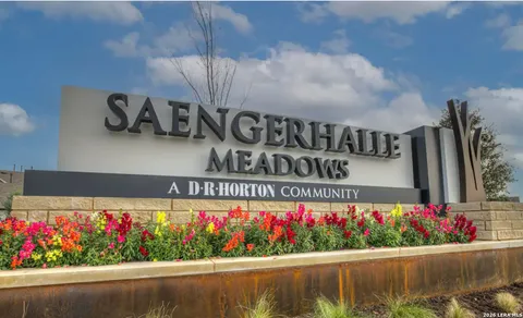 a view of street sign