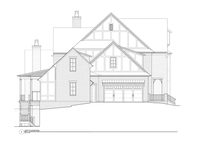 a black and white photo of a house