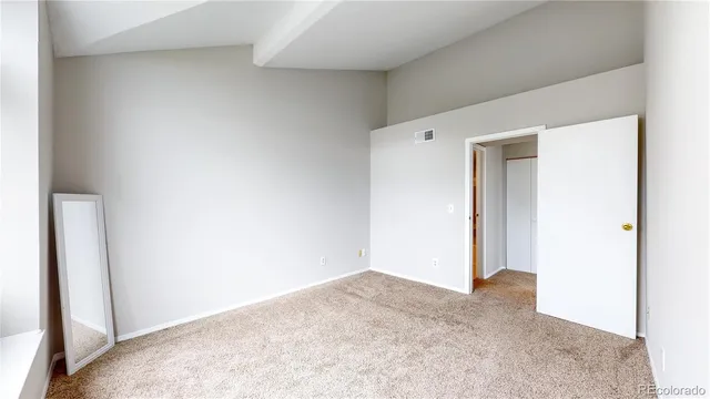 a view of empty room