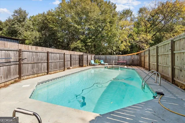 a view of a swimming pool