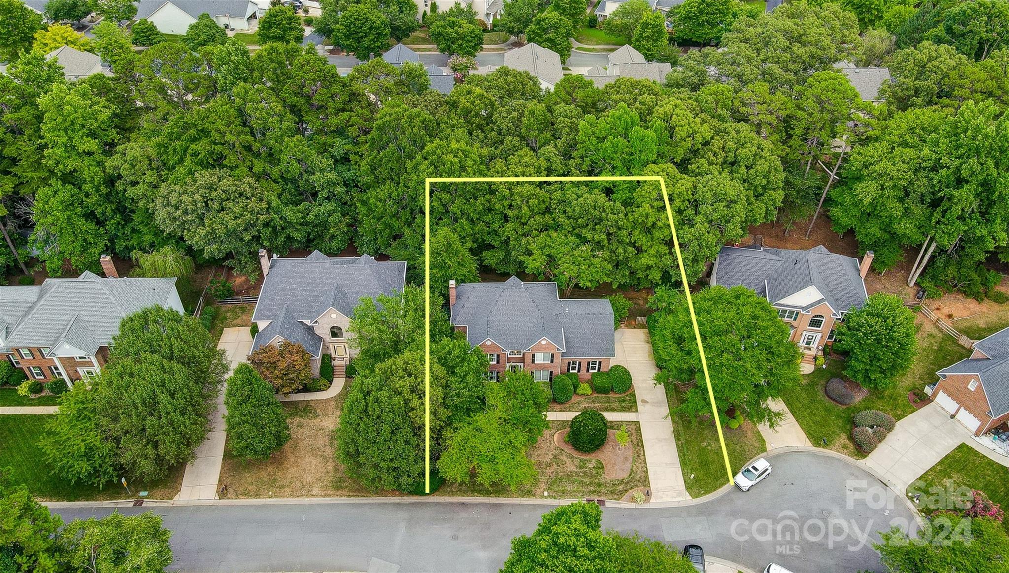 15110 MacBeth Court Huntersville, NC 28078 - Photo 29 of 36 an aerial view of a house