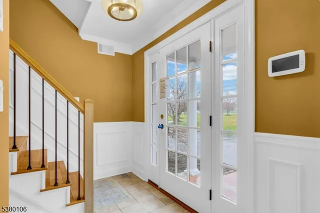 a view of front door