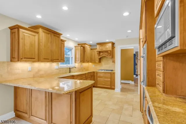 a bathroom with a sink and a tub