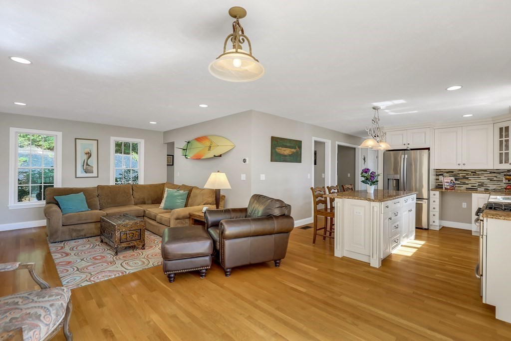 359 Service Road East Sandwich, MA 02537 - Photo 3 of 36 a living room with furniture and kitchen view