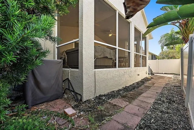 a view of a pathway of a house