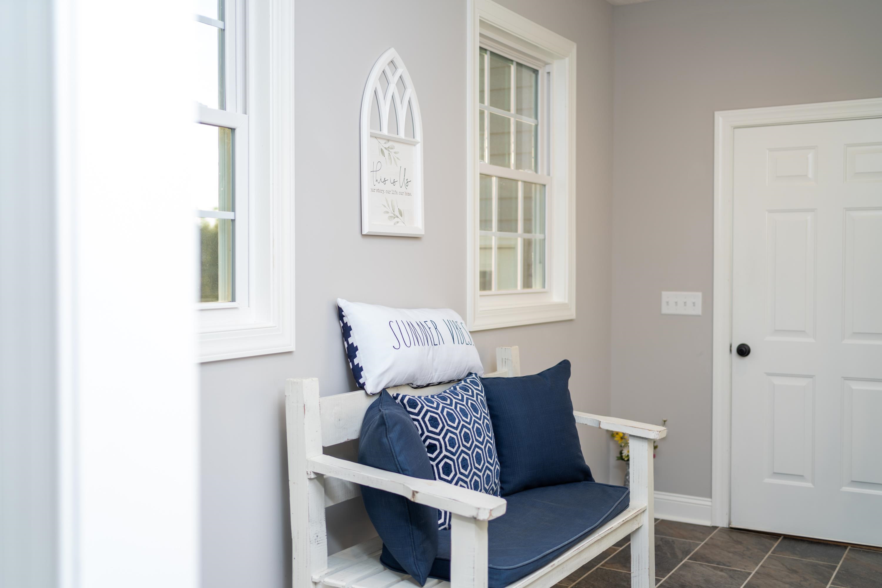 1261 Newport Road Raphine, VA 24472 - Photo 48 of 74 a view of a bedroom with furniture and a window