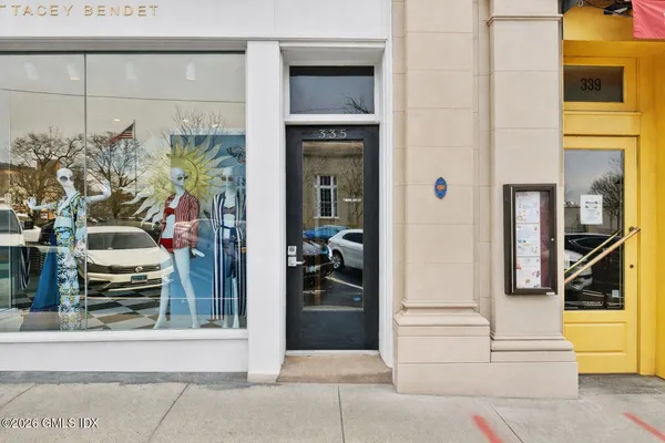 a view of living room and entryway