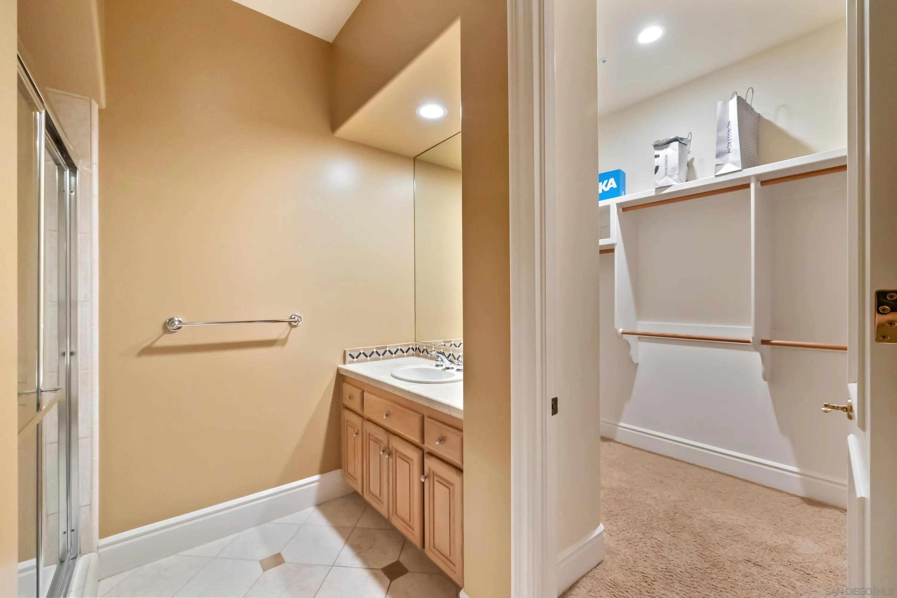18050 Rancho La Cima Corte Rancho Santa Fe, CA 92067 - Photo 37 of 57 a view of an entryway with wooden floor
