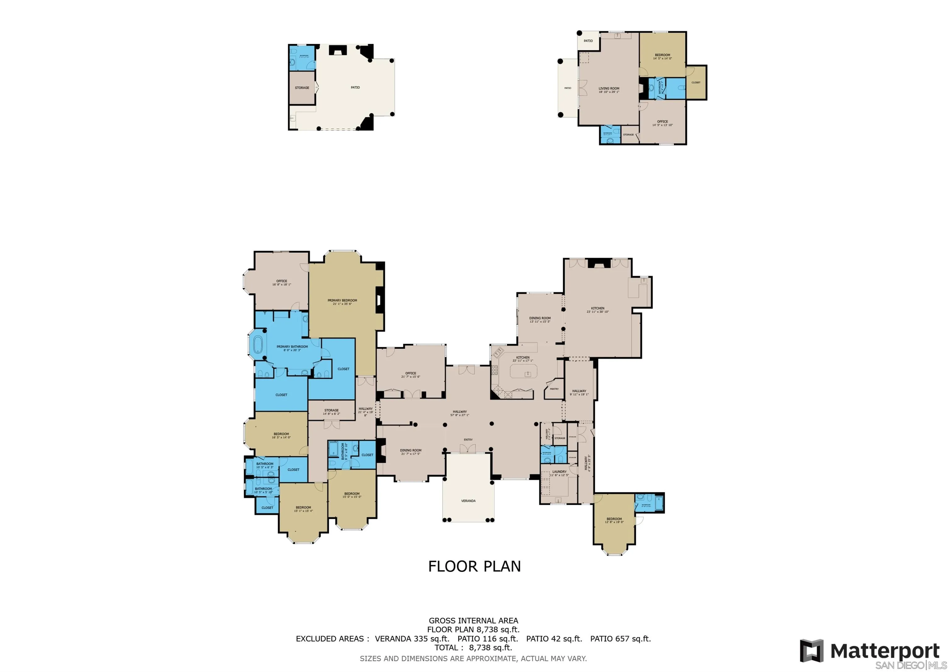 18050 Rancho La Cima Corte Rancho Santa Fe, CA 92067 - Photo 57 of 57 a picture of a room with a white wall and next to a window