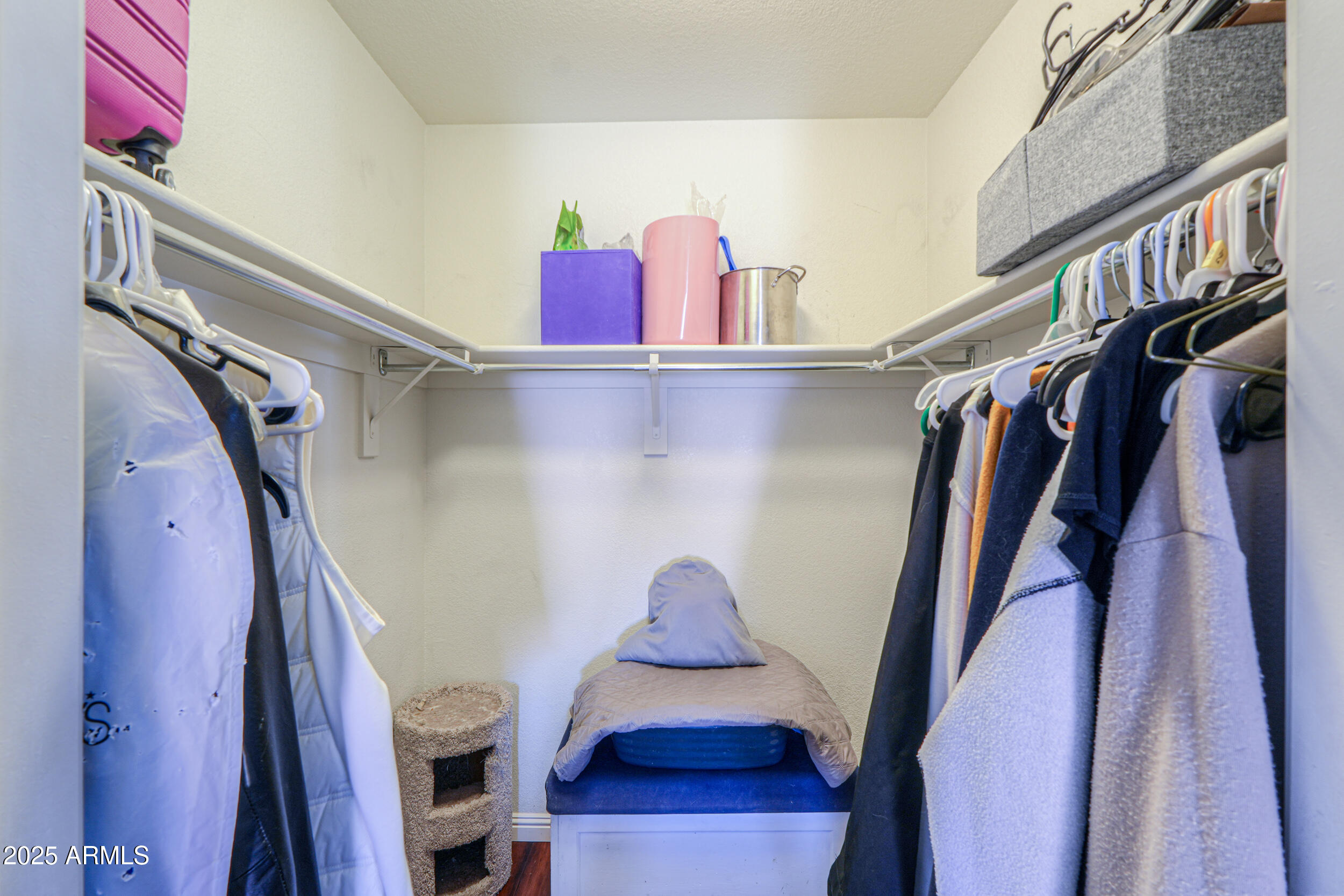 3433 South Chaparral Road Apache Junction, AZ 85119 - Photo 21 of 37 a view of walk in closet with clothes and shoes