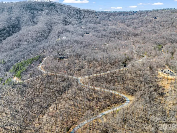 a view of city and mountain