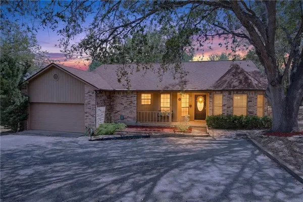 a front view of house with yard