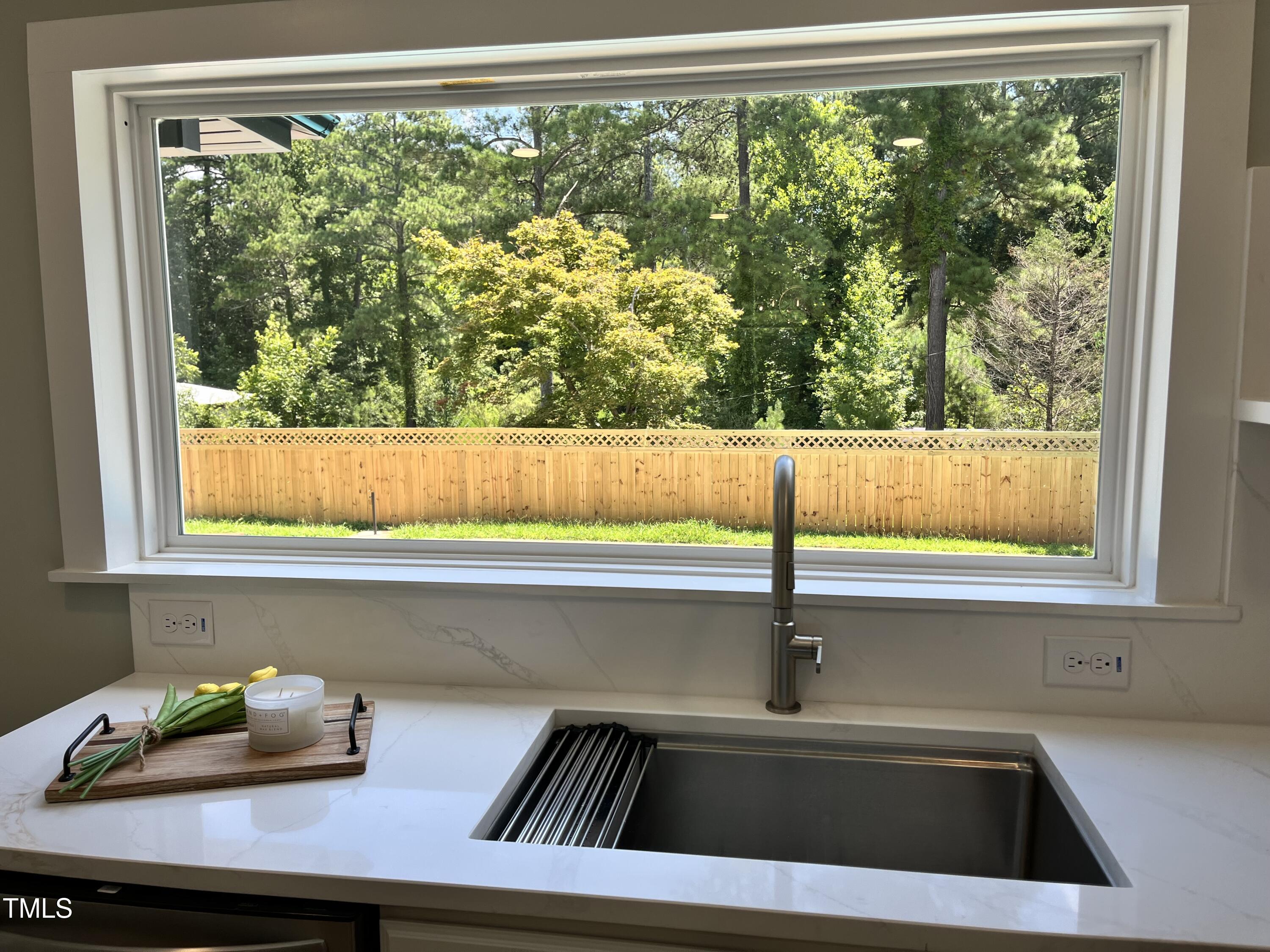 6801 Holly Springs Road Raleigh, NC 27606 - Photo 34 of 34 Pool & nature views from your kitchen sink!