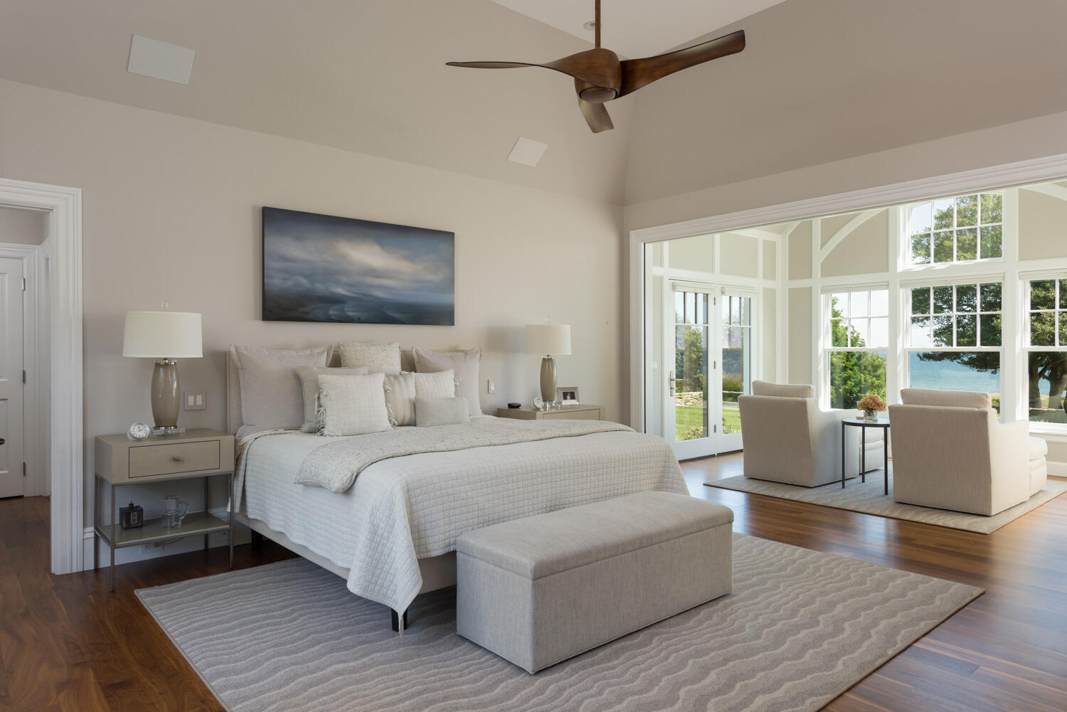 159 Main Street Osterville, MA 02655 - Photo 33 of 56 a spacious bedroom with a large bed and a flat screen tv