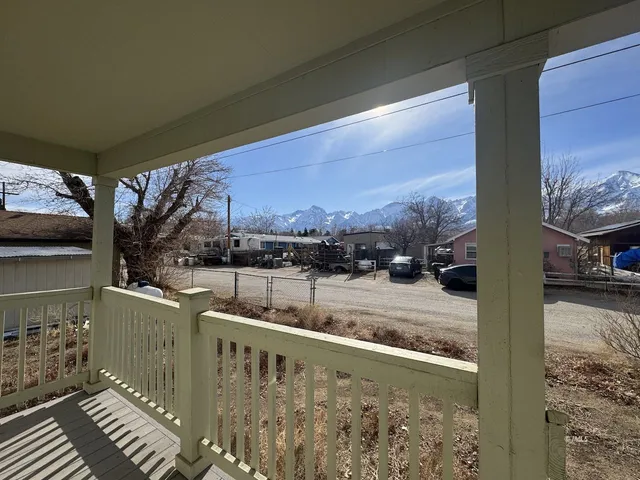 a view of swimming pool with outdoor seating