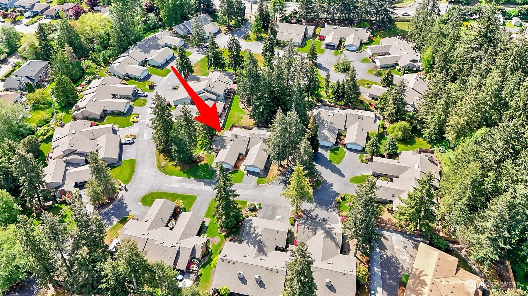 1324 Boise Street Fircrest, WA 98466 - Photo 10 of 39 an aerial view of residential houses with outdoor space and street view