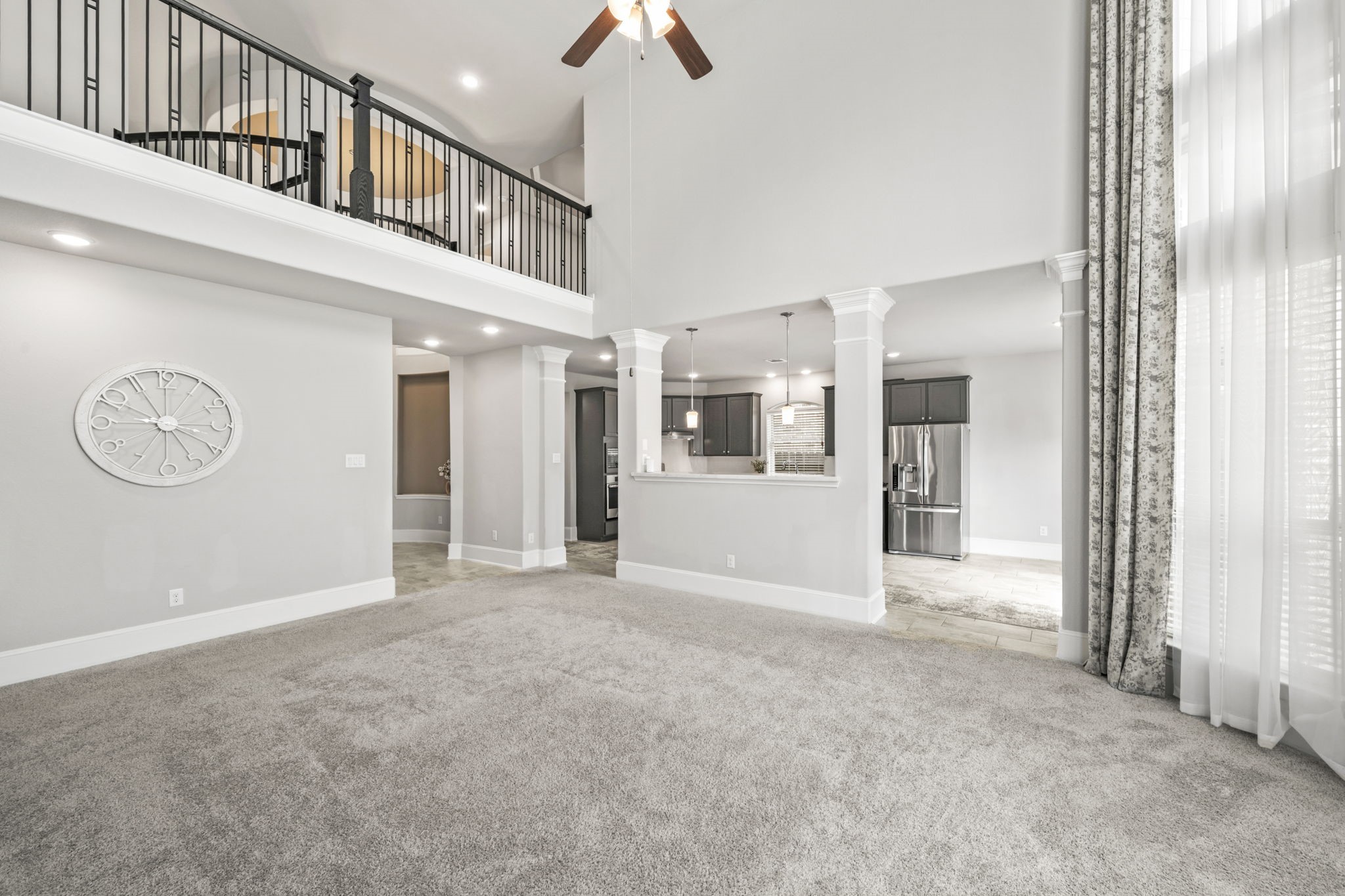 3938 Avalon Ridge Drive Spring, TX 77386 - Photo 18 of 49 The open plan has the family room open to the kitchen. This is a great entertaining plan with open spaces and room for everyone