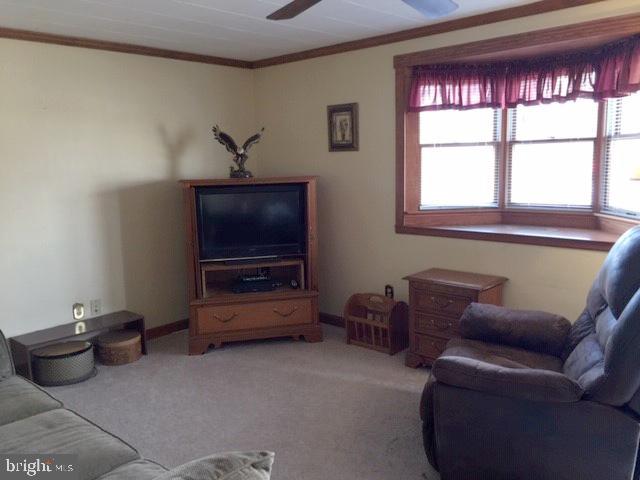 7925 Wynbrook Road Baltimore, MD 21224 - Photo 5 of 15 a living room with furniture and a flat screen tv