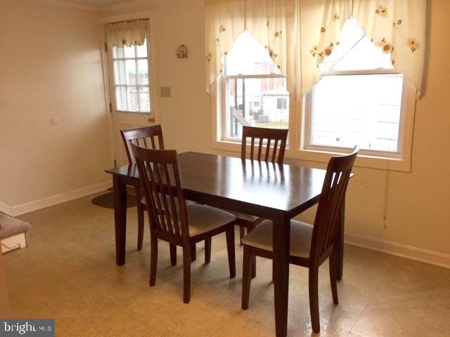 7925 Wynbrook Road Baltimore, MD 21224 - Photo 7 of 15 a view of a dining room with furniture and windows