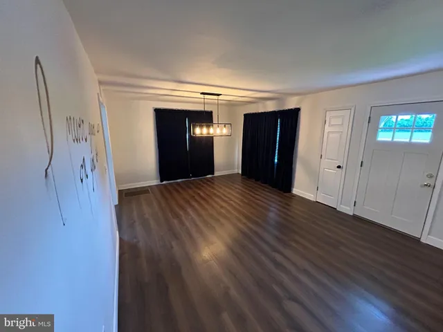 wooden floor in an empty room