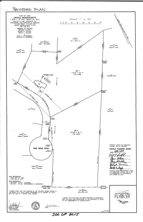 0 Pine Ridge Road Lincoln, MA 01773 - Photo 3 of 11 Gallery Image 3