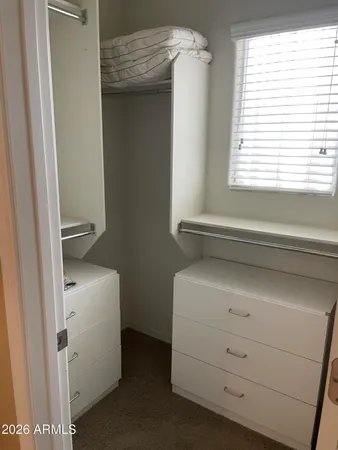 a utility room with a window