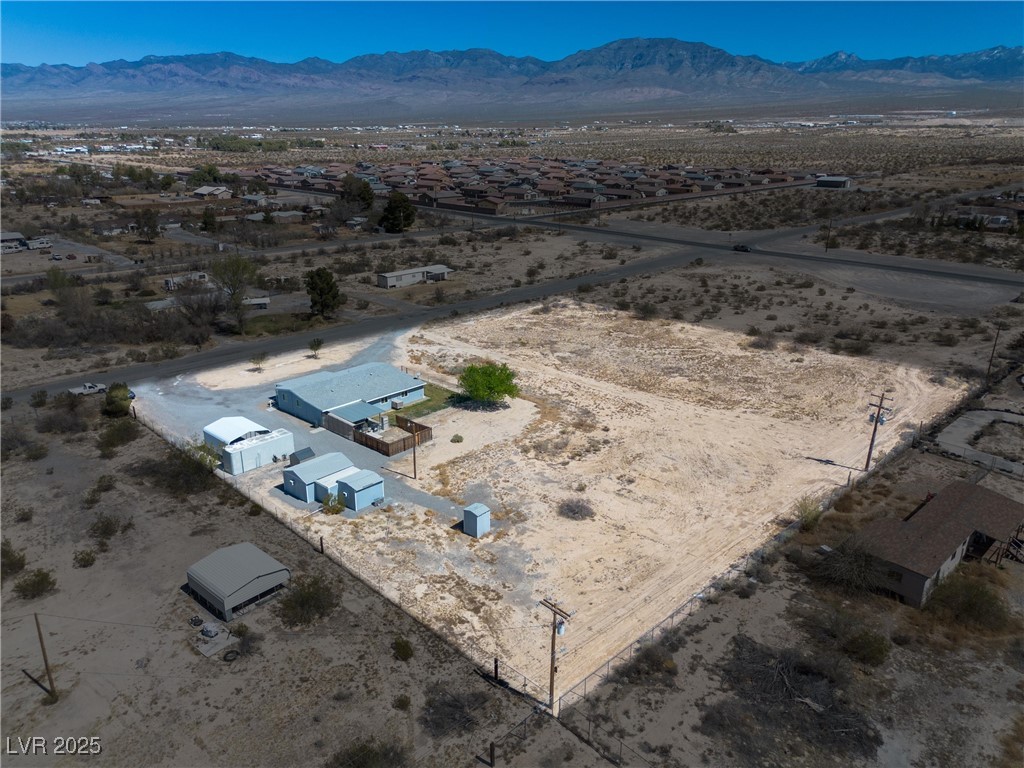 101 West Pechstein Road Pahrump, NV 89060 - Photo 31 of 33 Bird's eye view featuring 2.2 ACRES!