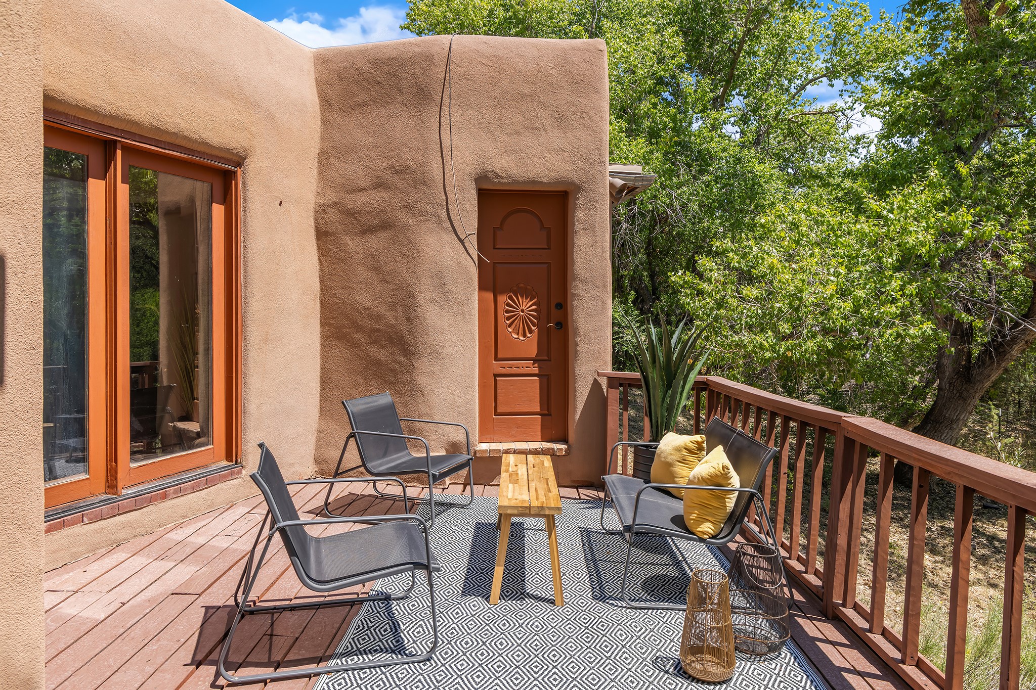 187 Tesuque Village Road Santa Fe, NM 87506 - Photo 24 of 42 Back Deck