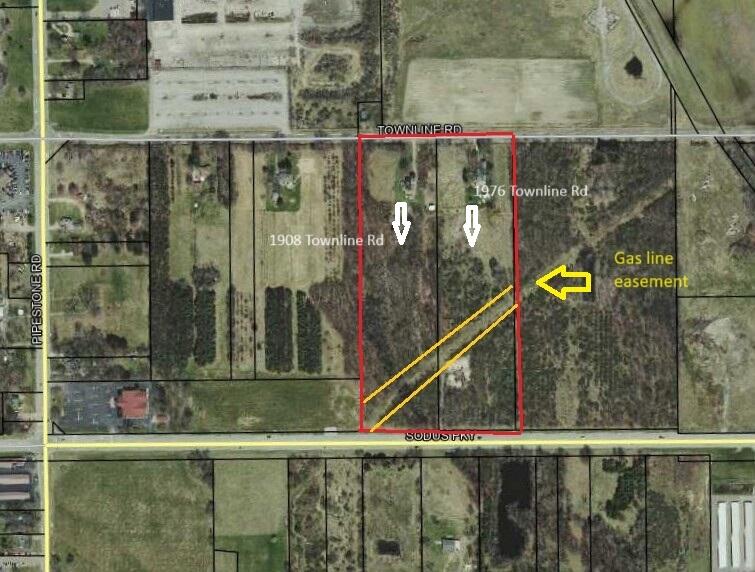 1976 Townline Road Benton Harbor, MI 49022 - Photo 15 of 28 Plat map gas line easement