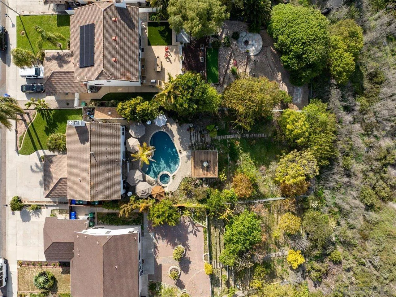 3746 Kelton Drive Oceanside, CA 92056 - Photo 44 of 49 an aerial view of residential houses with outdoor space