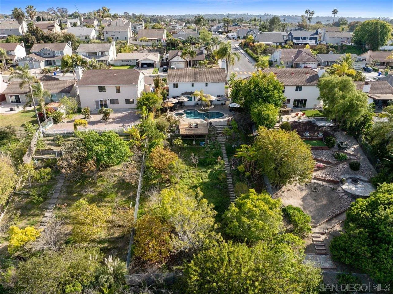 3746 Kelton Drive Oceanside, CA 92056 - Photo 45 of 49 an aerial view of residential houses with outdoor space