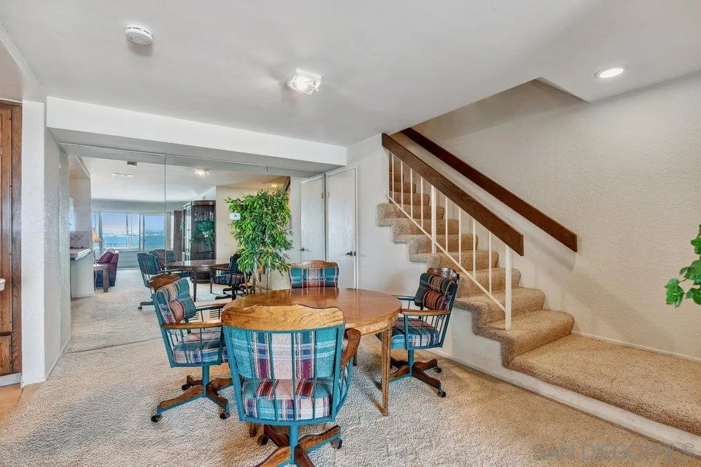 34 Montego Court Coronado, CA 92118 - Photo 16 of 31 a view of a dining room with furniture window and outside view