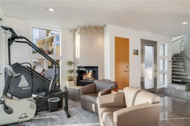 a view of a hallway with a elevator