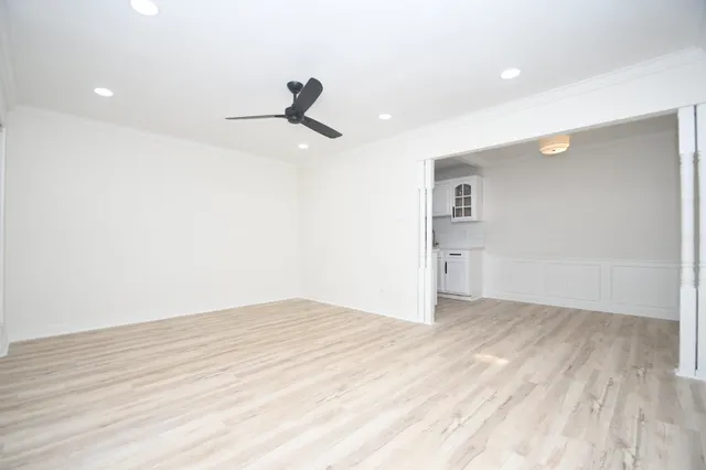 wooden floor in an empty room