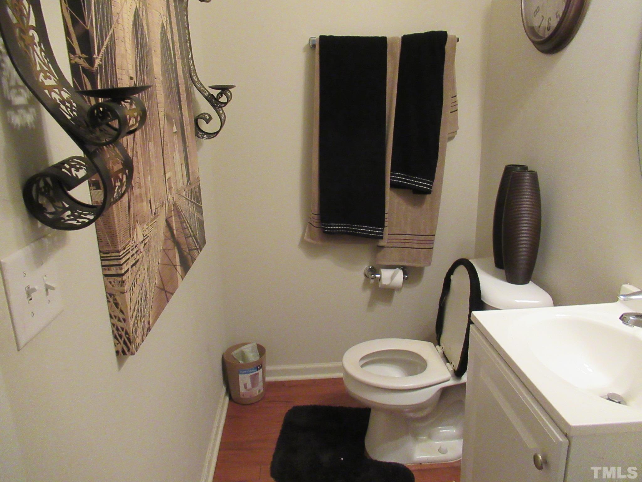 541 Ashgreen Court Rolesville, NC 27571 - Photo 7 of 15 a bathroom with a toilet and a sink