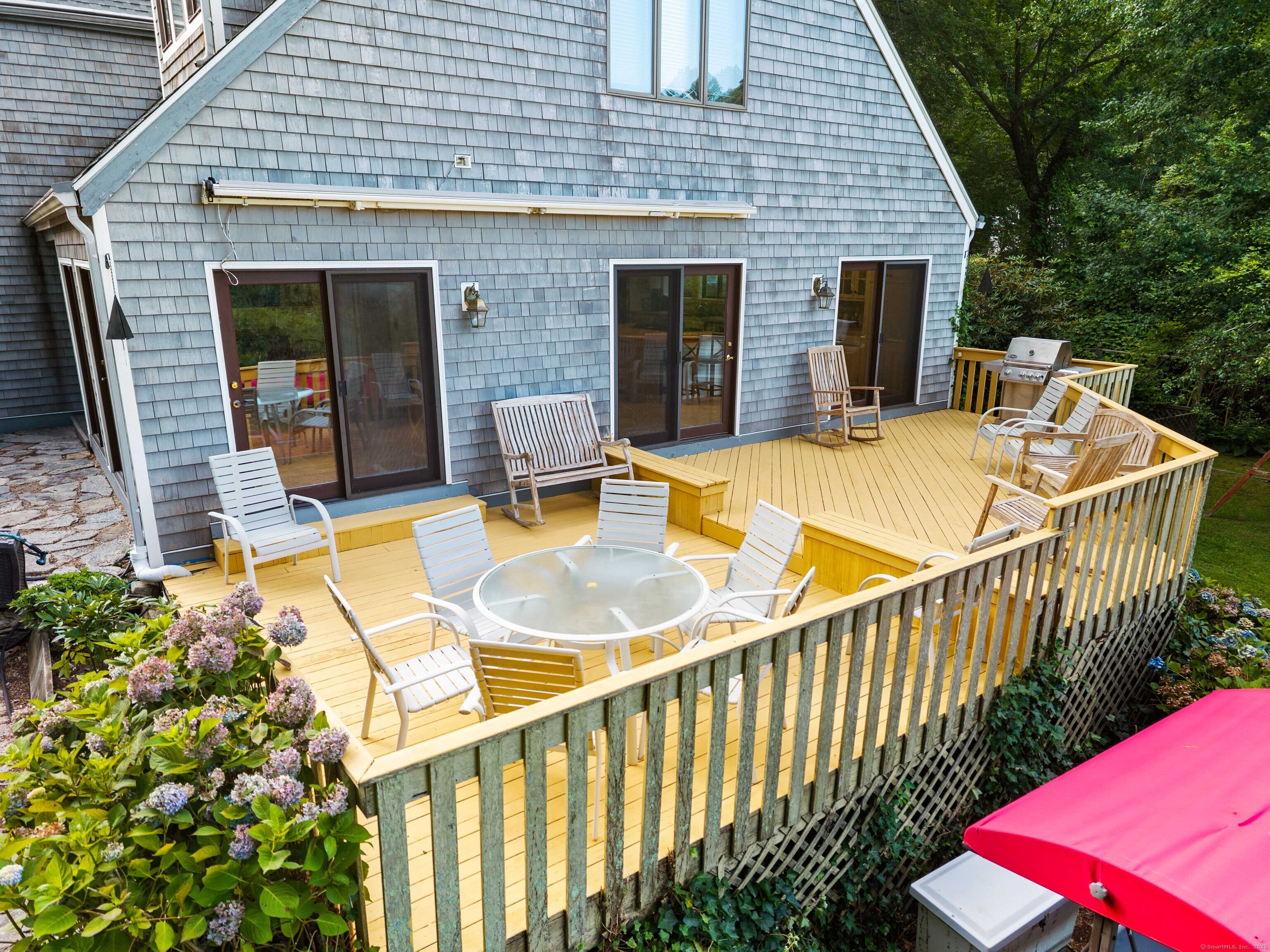 96 Ayers Point Road Old Saybrook, CT 06475 - Photo 38 of 39 a view of a house with backyard and sitting area
