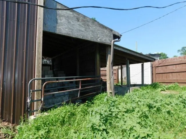 a view of storage and utility room