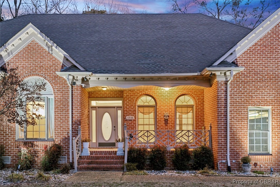 1318 Showalter Road Yorktown, VA 23692 - Photo 47 of 47 View of front of house featuring a porch