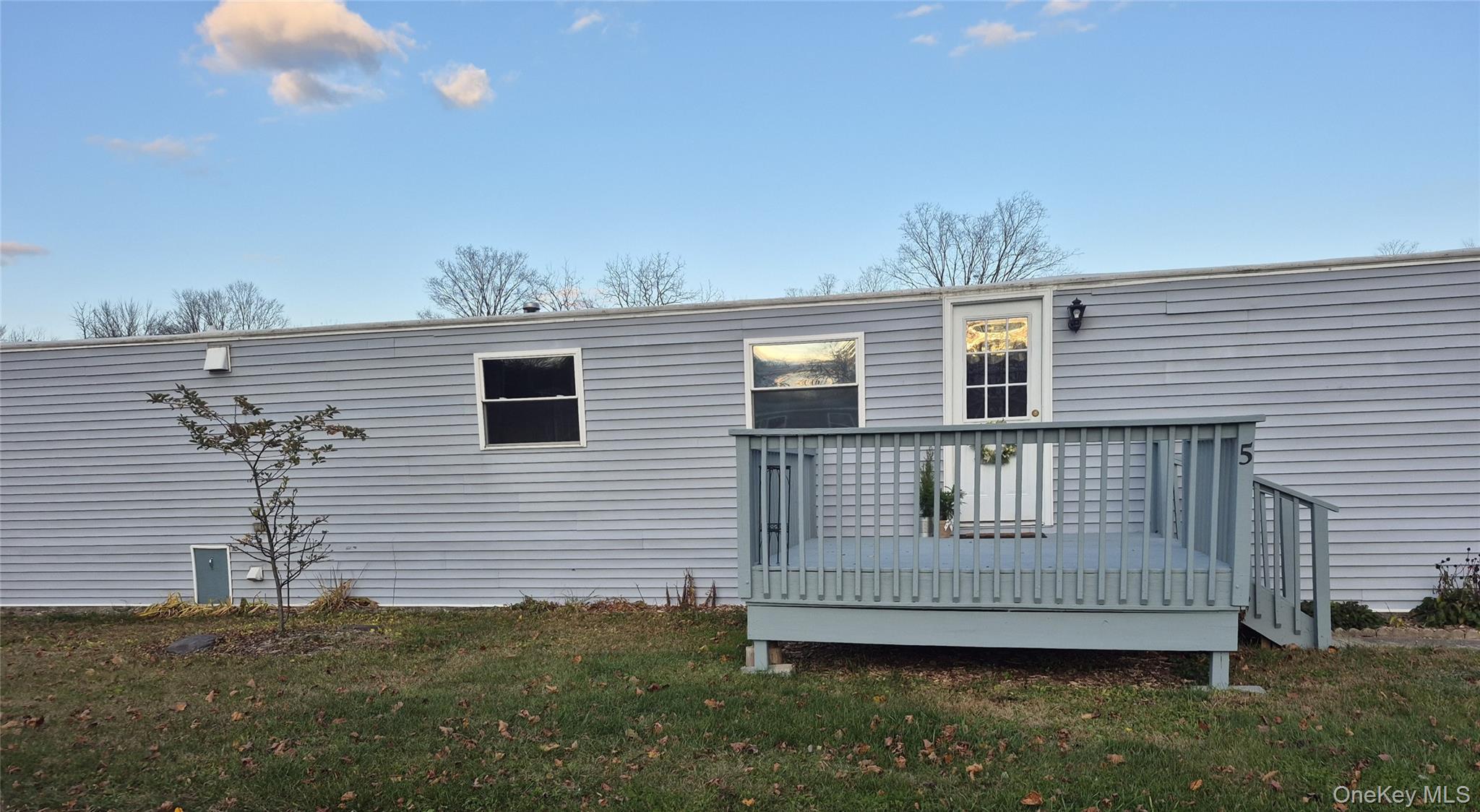 a view of a house with a balcony