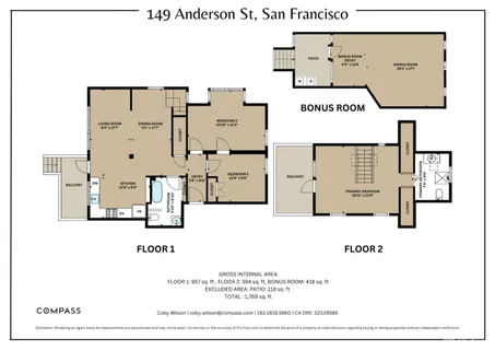 $1,095,000 | 149 Anderson Street, San Francisco, CA 94110
