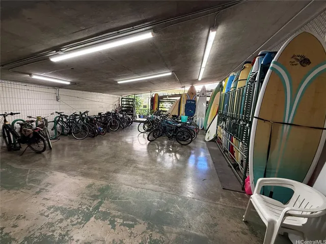 a view of a terrace with skyline