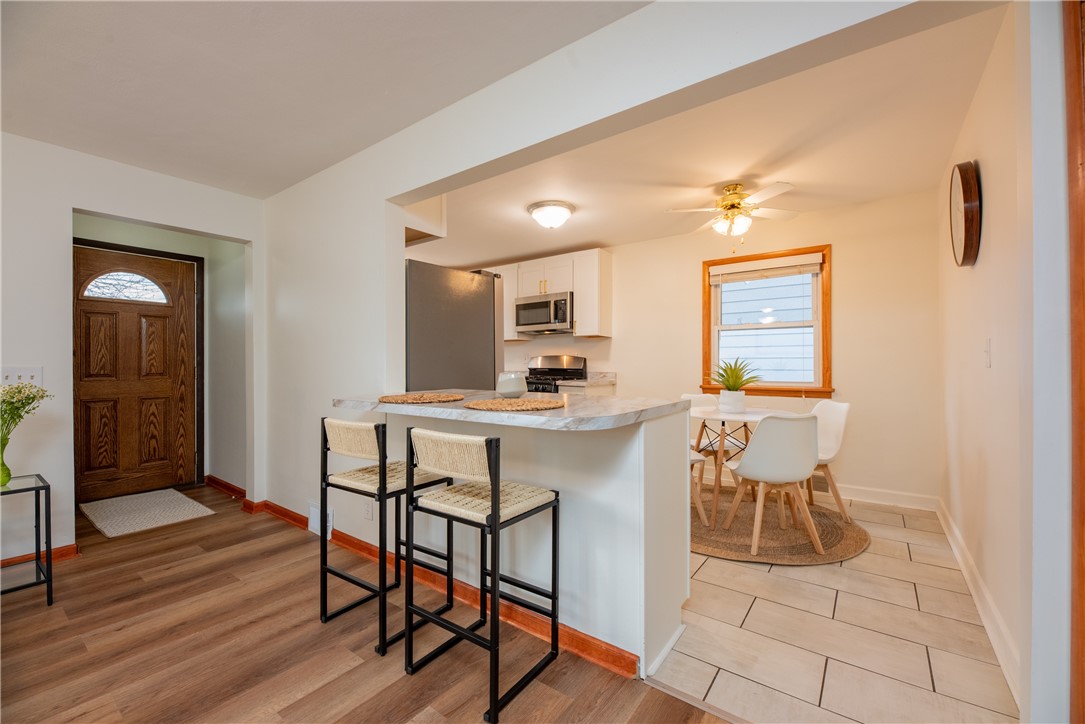 416 West Spruce Street East Rochester, NY 14445 - Photo 12 of 34 Living Room to Kitchen